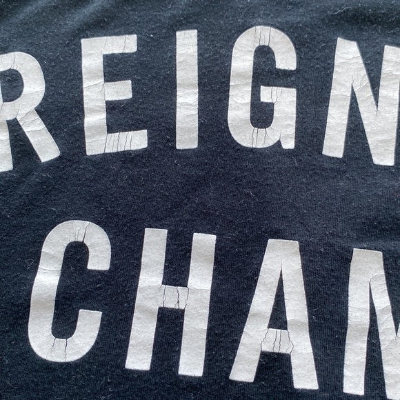 Ladies Reigning Champ black t shirt - Picture 4 of 4